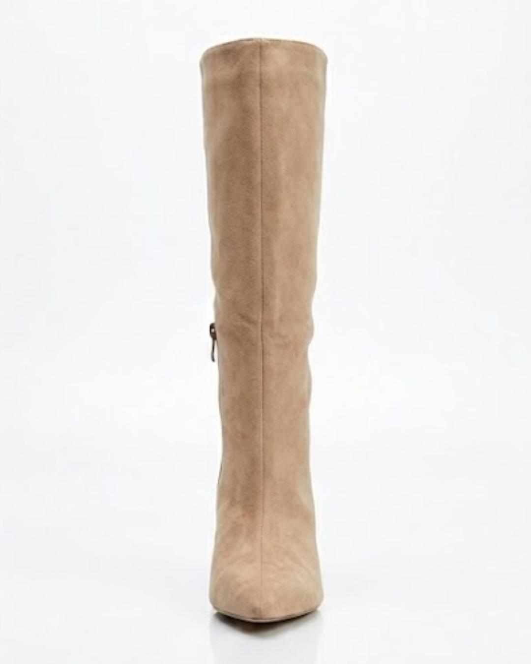 Floor | Women's Pointed Toe Heeled Boots in Khaki