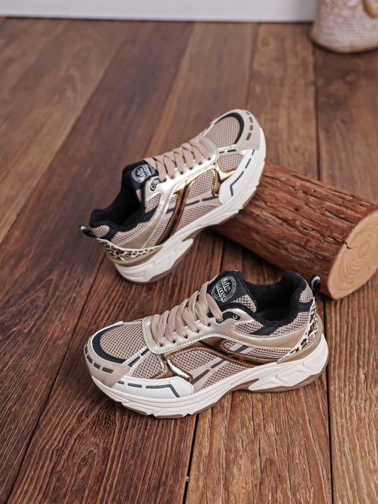 Wendy | Women's Gold Trainers