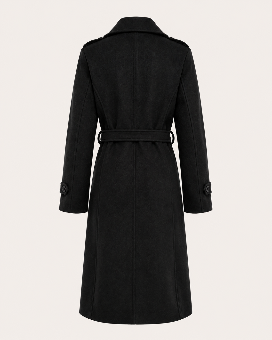 Noa | Women's Long Double-Breasted Belted Coat