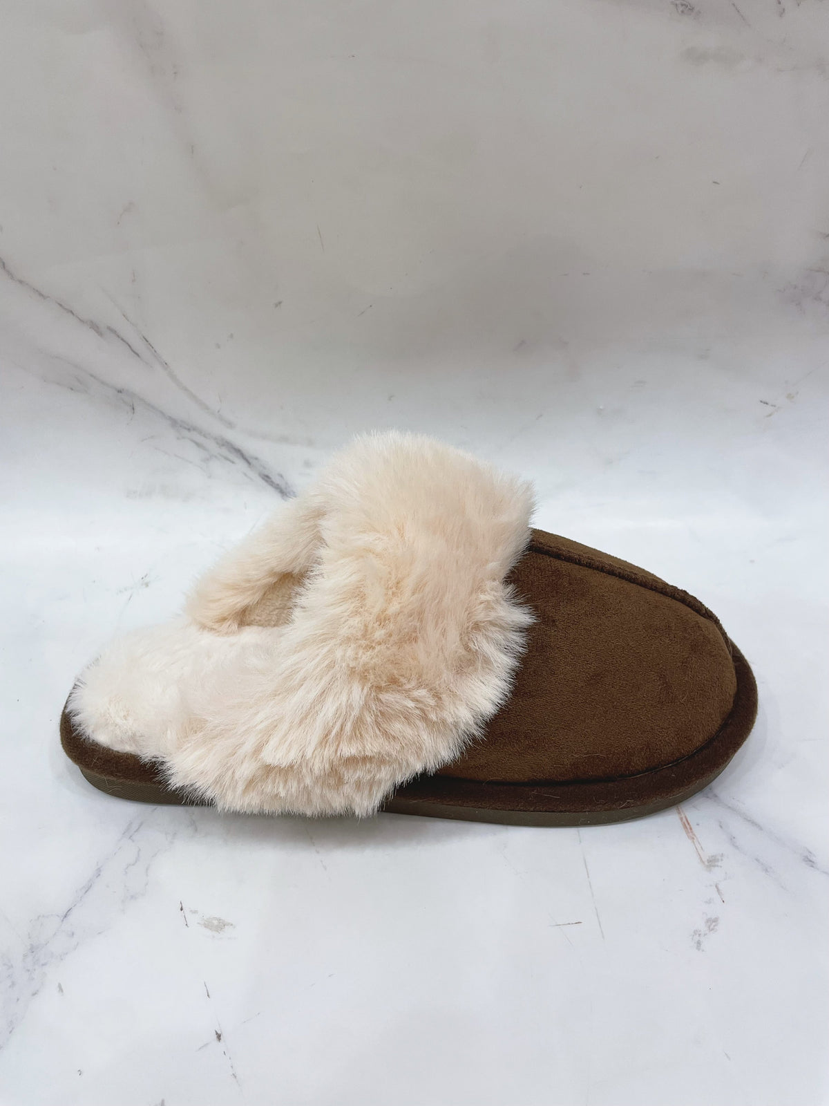 Cozy | Women's Soft Slip-On Slippers in Brown