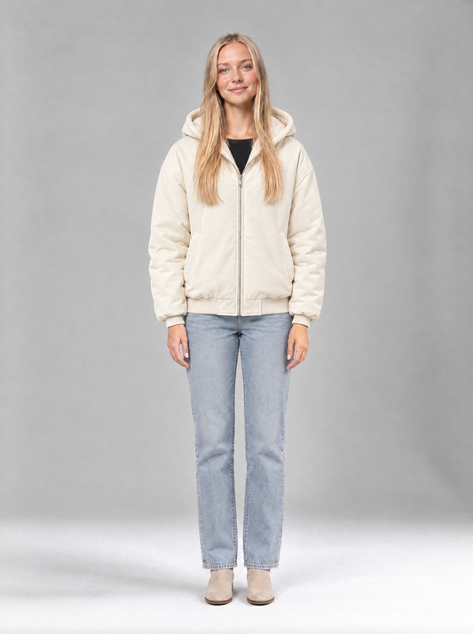 Lorena | Women's Reversible Hooded Winter Jacket