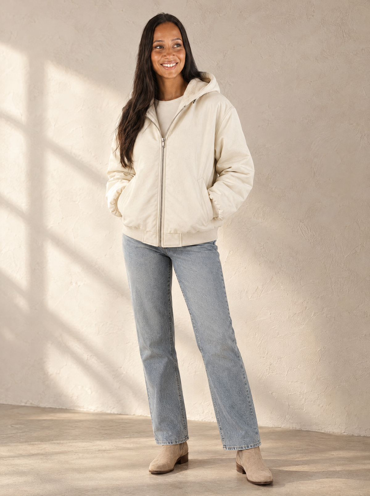 Lorena | Women's Reversible Hooded Winter Jacket