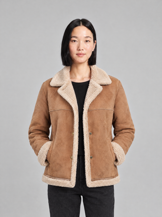 Benedetta | Women's Faux Shearling-Lined Jacket