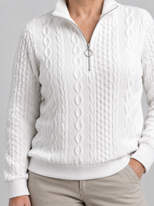 Selene | Women's Half-Zip Relaxed Jumper