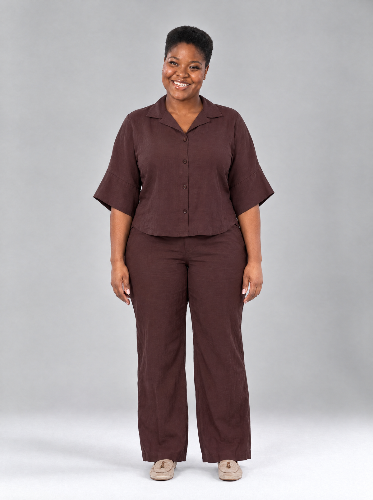 Matilde | Women's Two-Piece Blouse and Trouser Co-ord Set