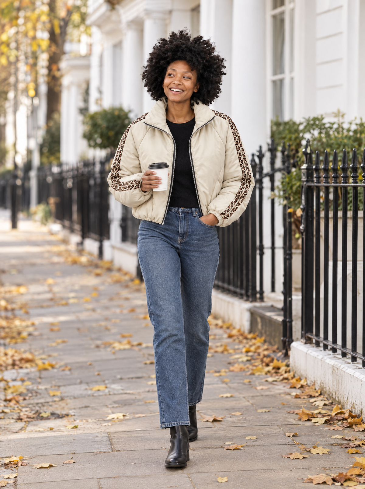 Sofia | Women's Cropped Jacket with Stretch