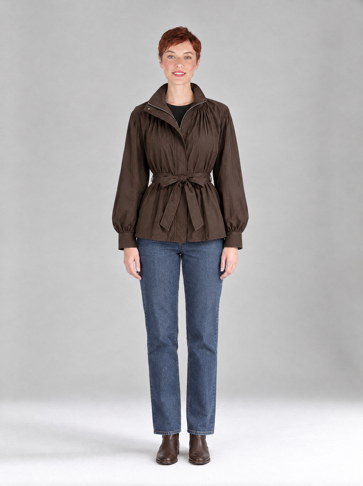 Beatrice | Women's Belted Lightweight Jacket for Spring and Autumn