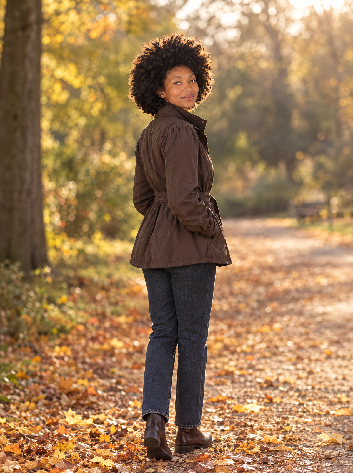 Beatrice | Women's Belted Lightweight Jacket for Spring and Autumn