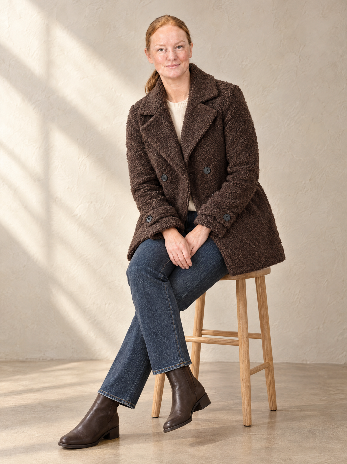 Dalia | Women's Soft Lined Button-Up Jacket