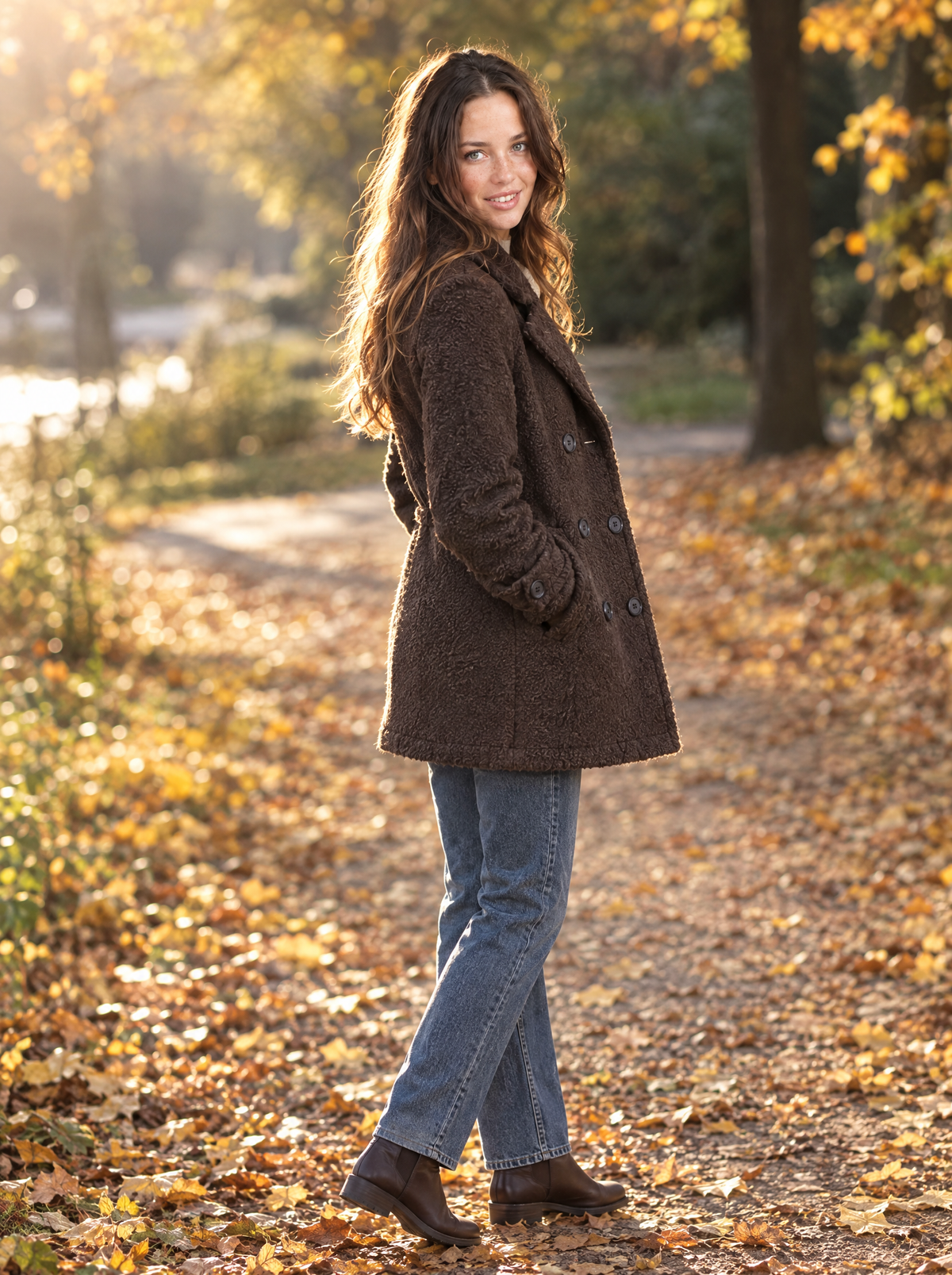 Dalia | Women's Soft Lined Button-Up Jacket