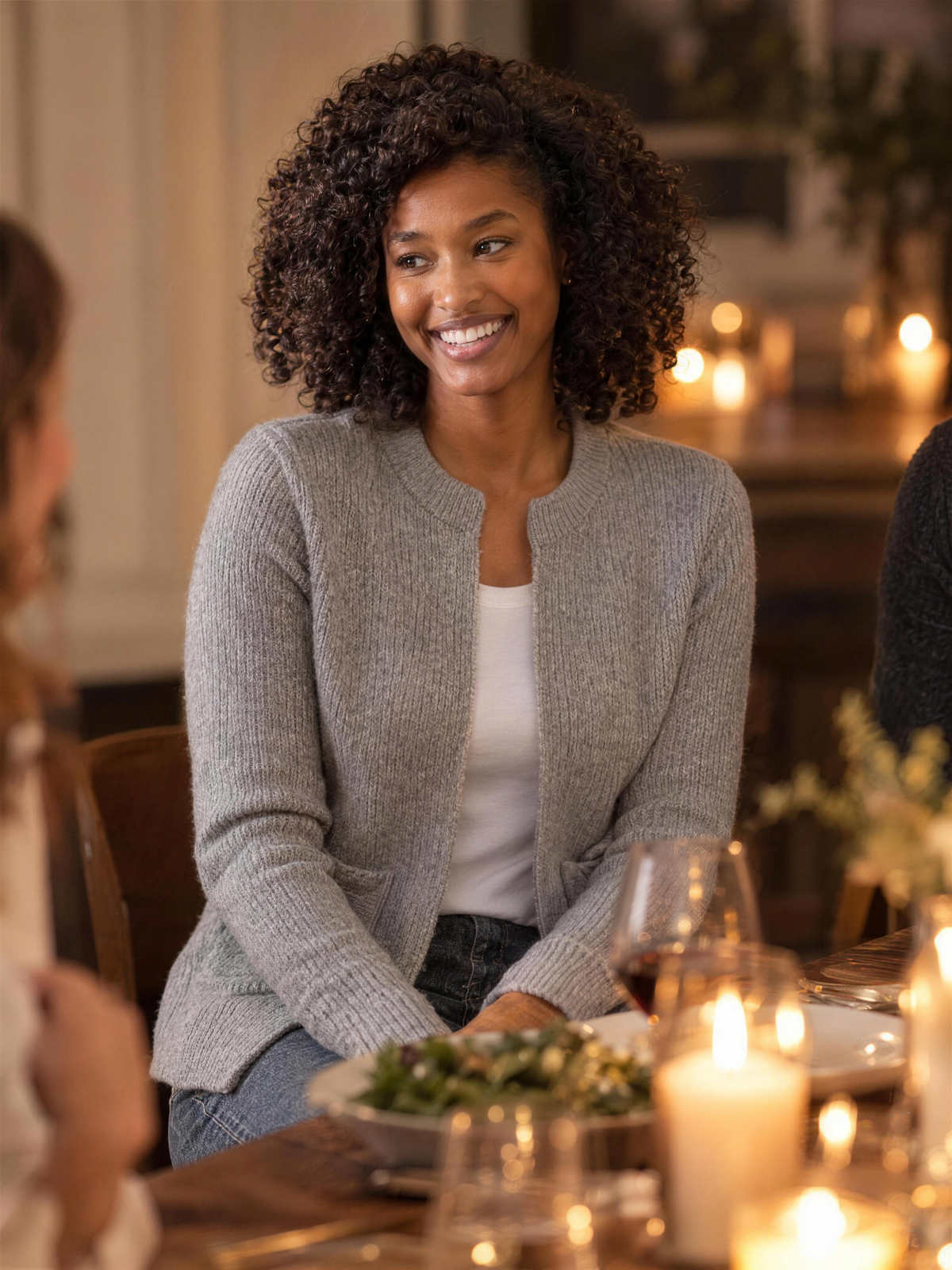 Eleonora | Women's Knitted Zip Gilet with Pockets