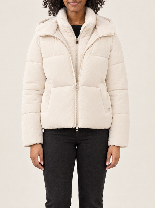 Petra | Women's Short Padded Jacket with Stand Collar