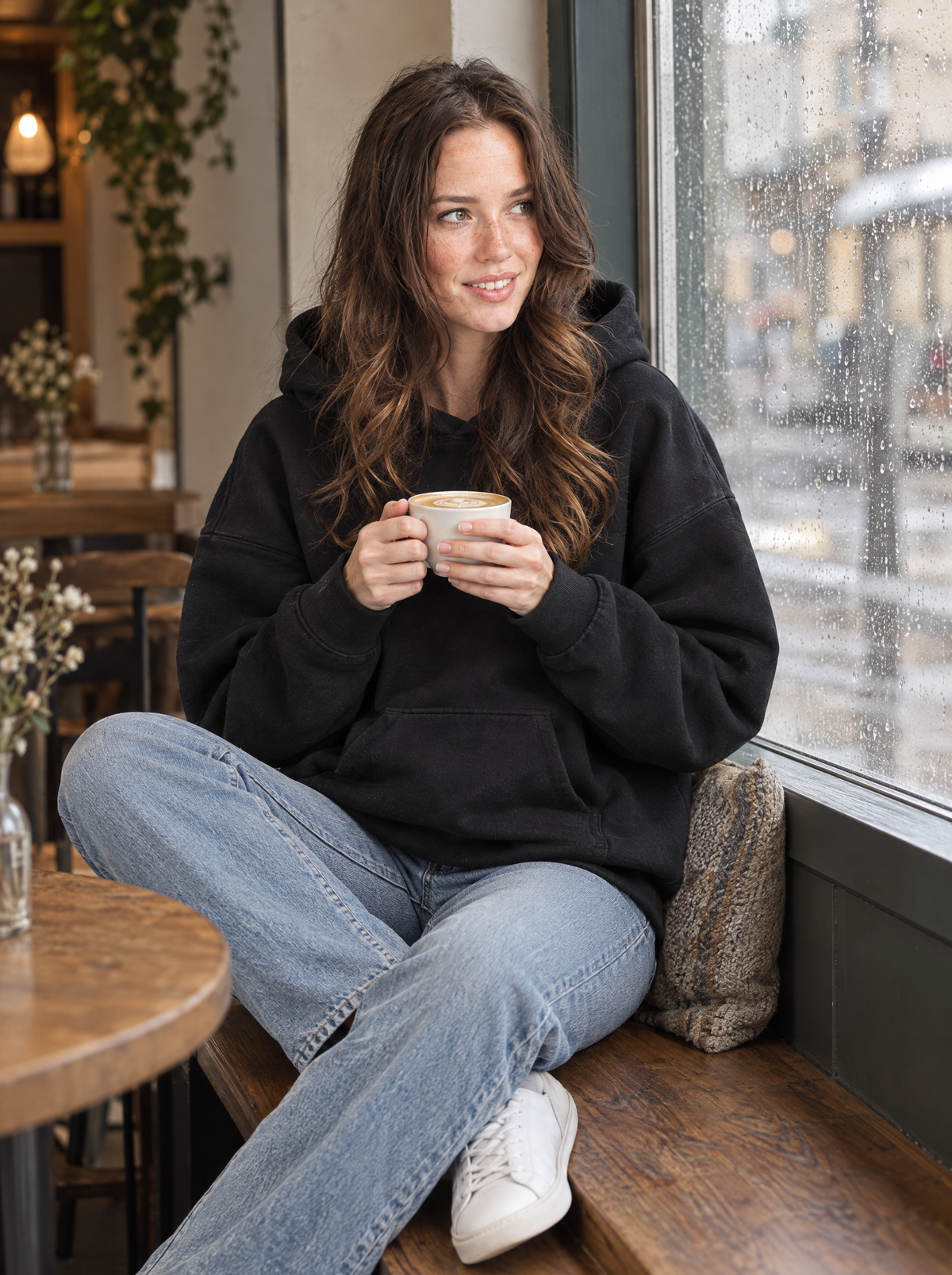 Franca | Women's Oversized Hoodie with Kangaroo Pocket