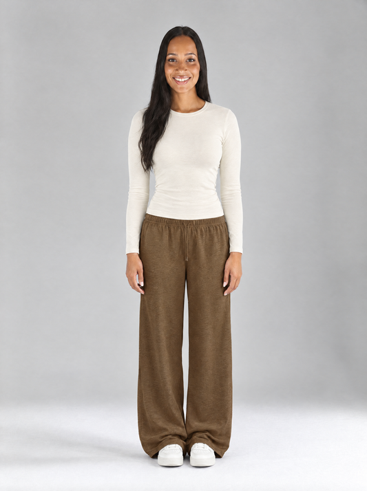 Carolina | Women's Wide-Leg Cotton Blend Joggers