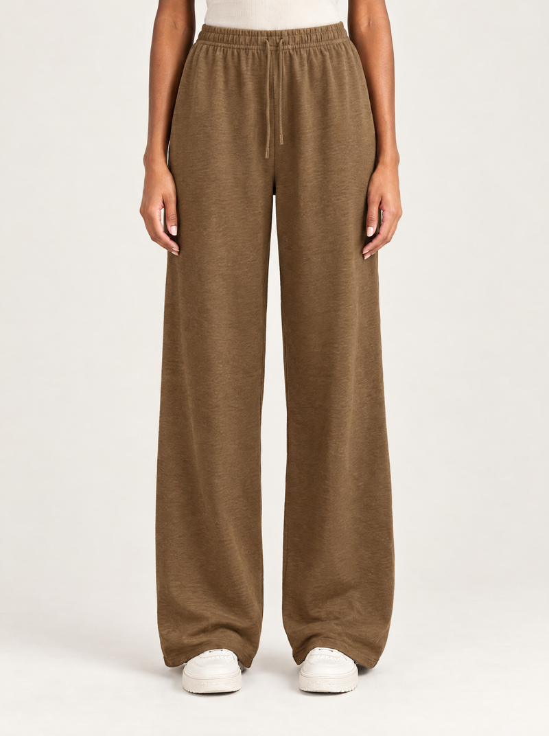 Carolina | Women's Wide-Leg Cotton Blend Joggers