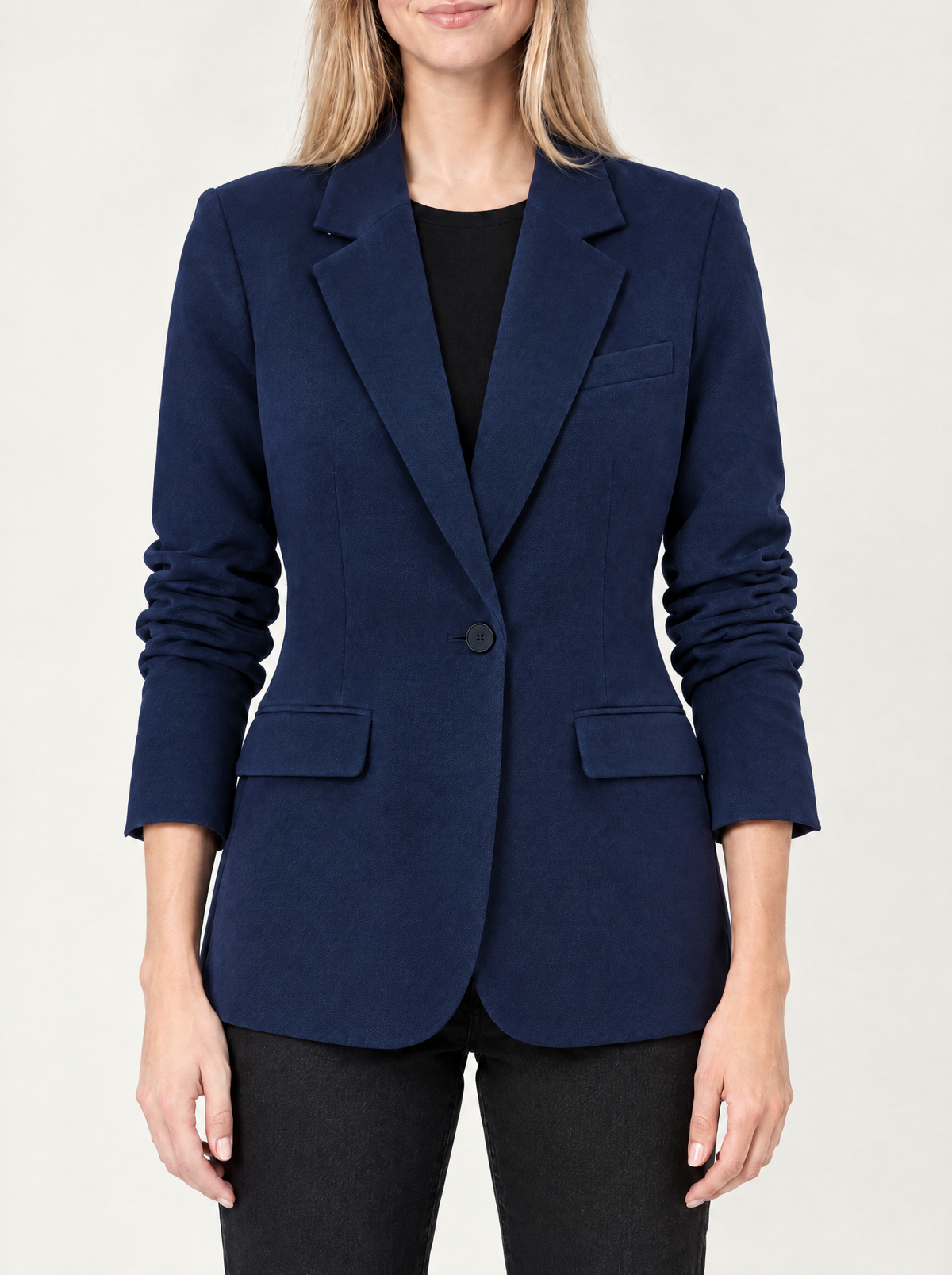 Simona | Women's Fitted Faux Suede Blazer