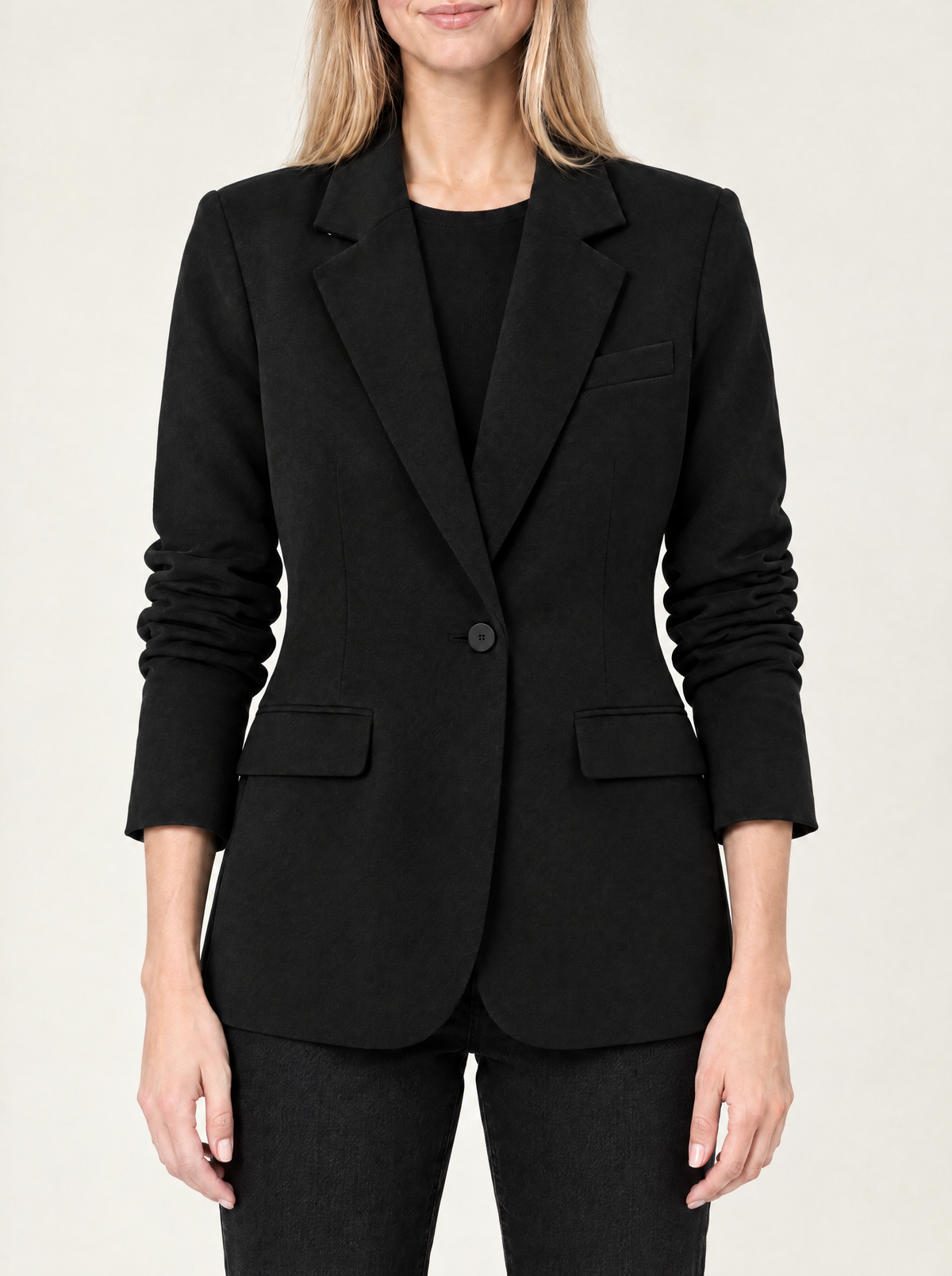 Simona | Women's Fitted Faux Suede Blazer