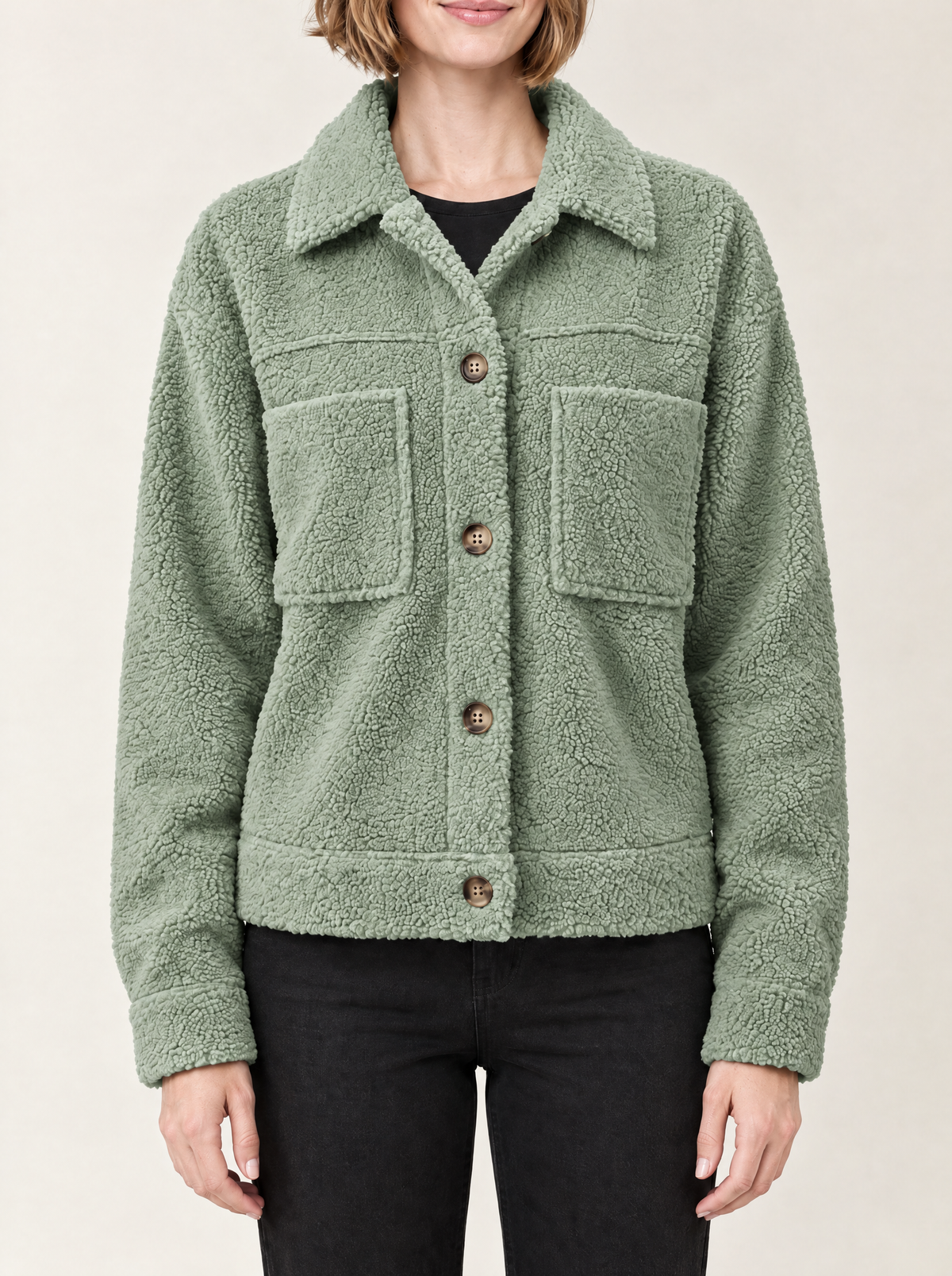 Alba | Women's Soft Lapel Collar Coat with Pockets