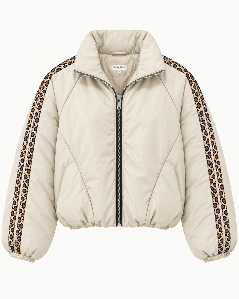Stripe | Women's Cropped Jacket with Stretch